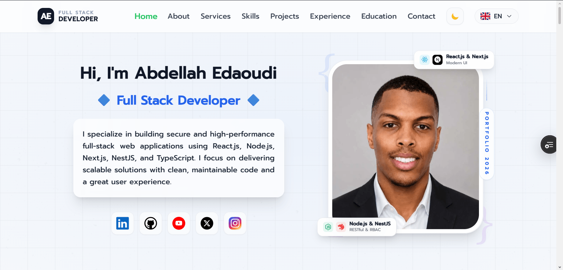 Personal Developer Portfolio