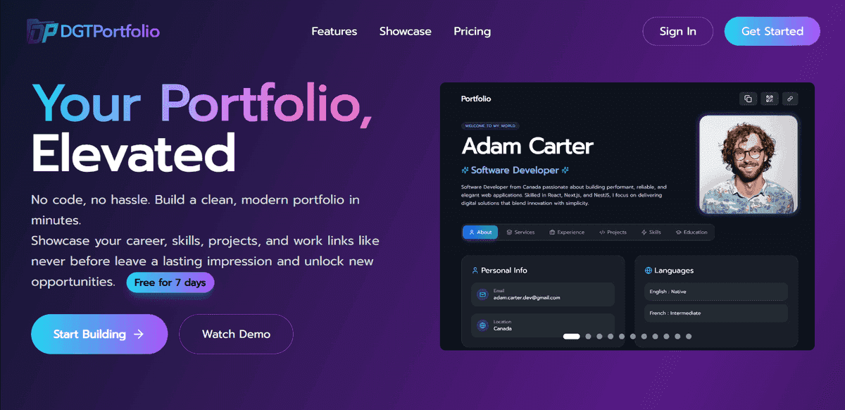 DGT Portfolio Builder