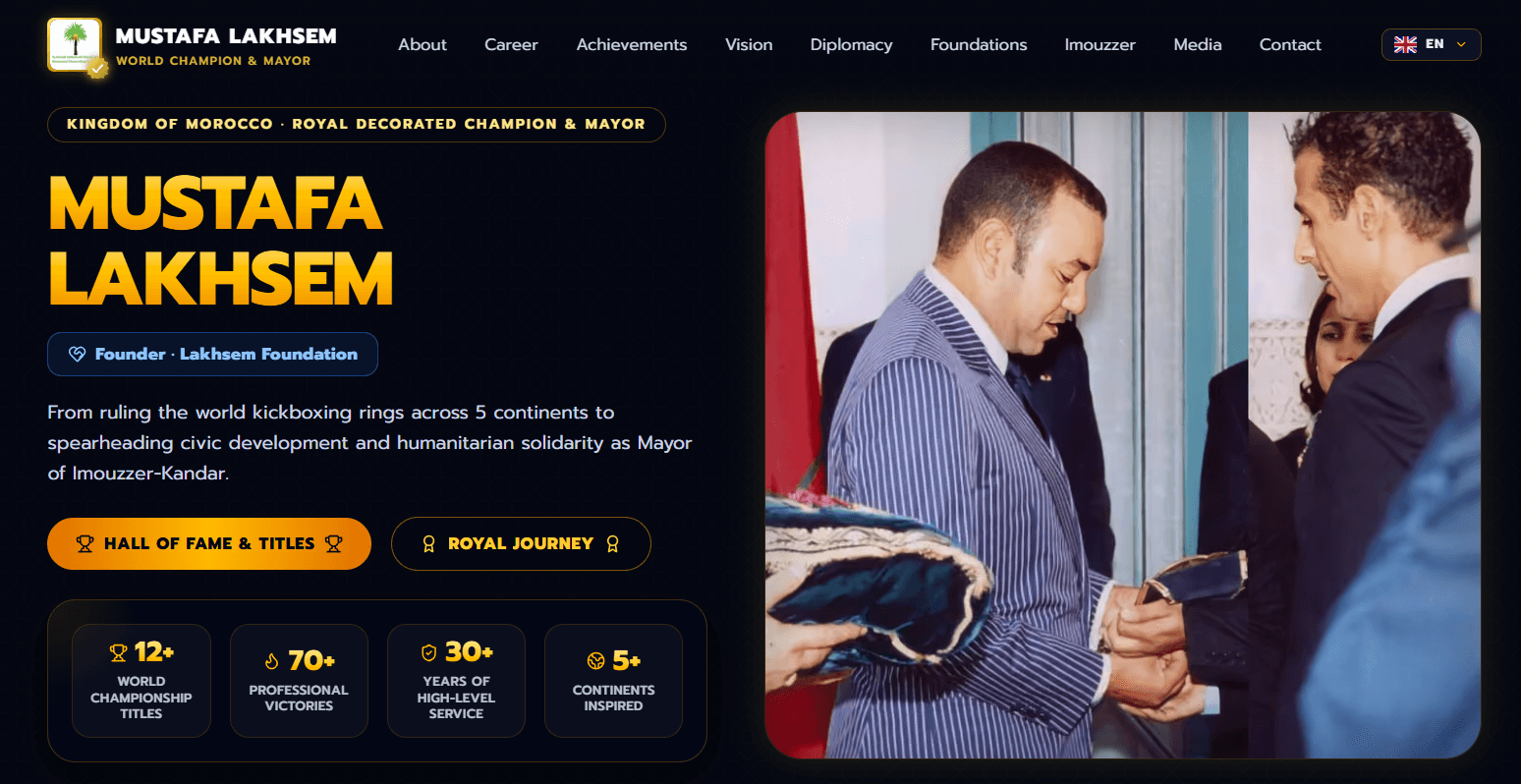 Mustafa Lakhsem Official Website